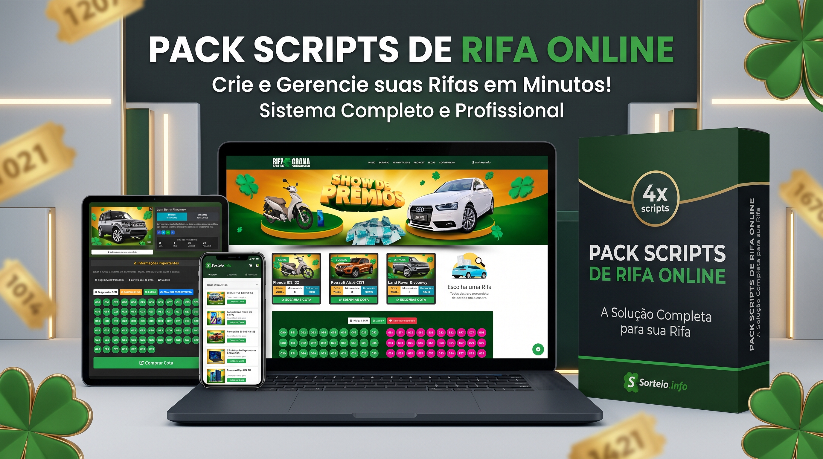 Pack Scripts para Rifa e Sorteios Online